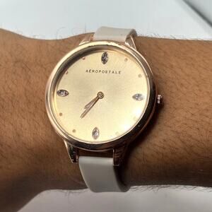 Gold Crystal Aeropostale Watch